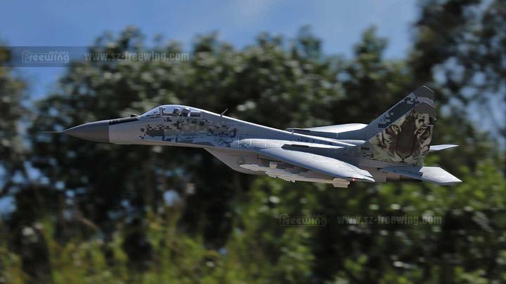 Produktbild Freewing MiG-29 Fulcrum PNP Camo 80mm Jet EDF 6S