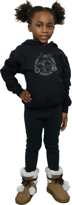 Actual product image Girls Ravenclaw Seal Hoodie (116)