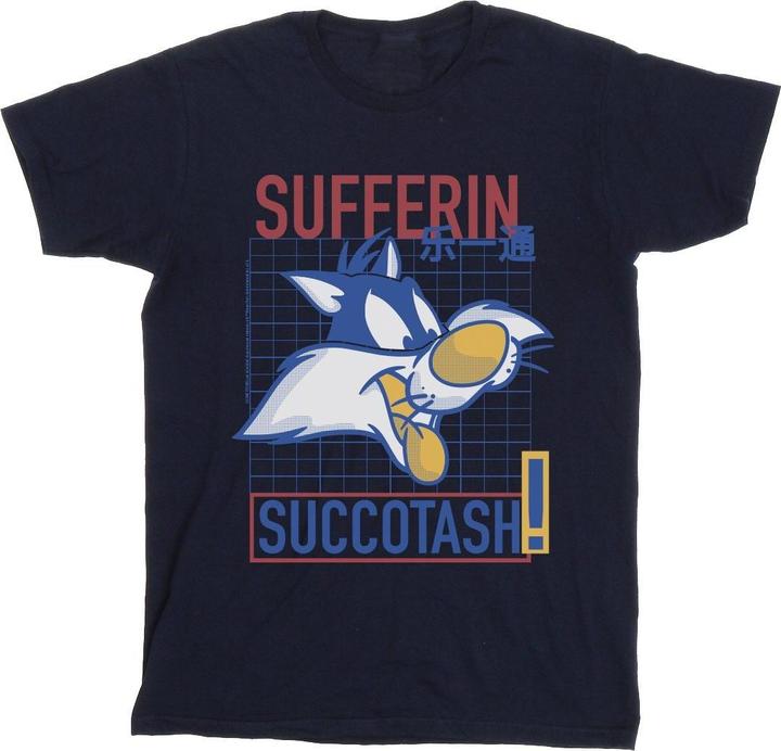 Immagine prodotto Looney Tunes Sylvester Sufferin Succotash Maglietta Uomo (5XL)