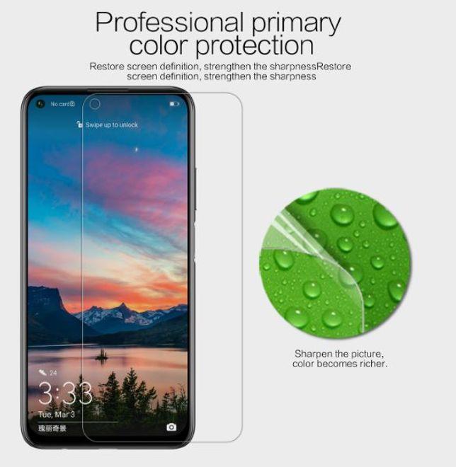 Actual product image Nillkin Super Clear Series Protective Film (1 Piece, Huawei P40 Lite)