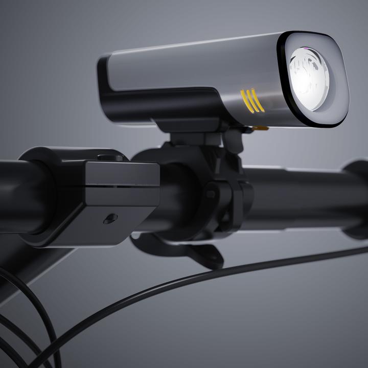 Produktbild Aplic Fahrradbeleuchtung, Velobeleuchtung, Fahrradlampenset, 2600mAh Frontlicht & 180mAh Rücklicht, 40 Lux (20 lm)