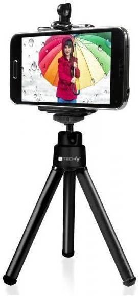 Immagine prodotto Techly I-TRIPOD-UN treppiede Telefono cellulare 3 piedi Nero