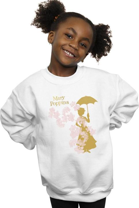 Image du produit Disney - Sweat MARY POPPINS FLORAL SILHOUETTE - Fille (152, 158)