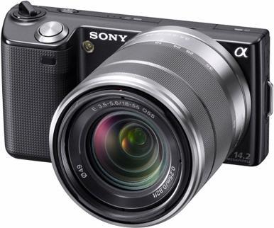 Produktbild Sony NEX-5K, 14 MP, 7fps, FullHD Movie, 18-55mm KIT, Schwarz