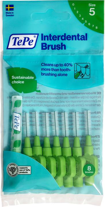 Produktbild TePe Interdentalbürsten Original Grün ISO 5 (8 x, 0.80 mm)