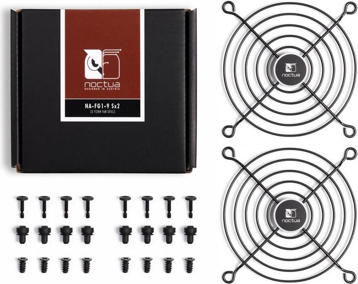 Actual product image Noctua NA-FG1-9 Sx2 fan grille 92 mm - black
