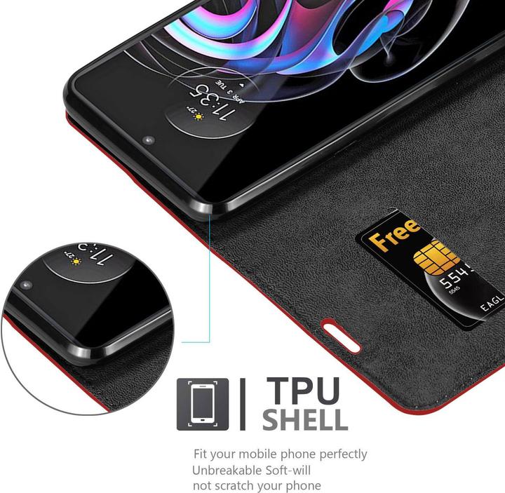 Productafbeelding Cadorabo Hoesje voor Motorola EDGE 20 PRO / EDGE S PRO in Book Invis. Magneetstijl (Motorola Edge S Pro, Motorola Edge 20 Pro)