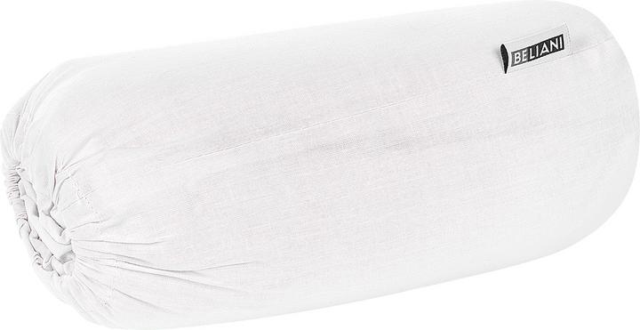 Produktbild Beliani Spannbettlaken Baumwolle weiss 160 x 200 cm JANBU (160 x 200 cm)