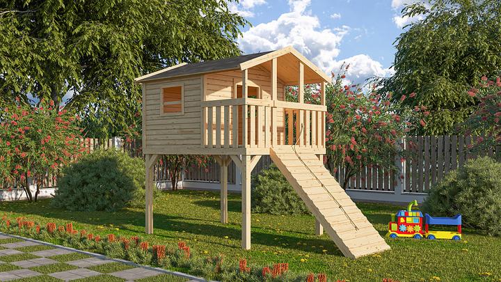 Produktbild Karibu Stelzenhaus Benjamin