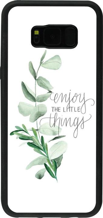 Actual product image PhoneLook Cover silicone black Enjoy the little things (Samsung Galaxy S8+)
