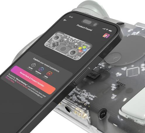Actual product image CRKD NEO S Wireless Collectible Controller Classic Clear Edition (Switch, PC, Android)