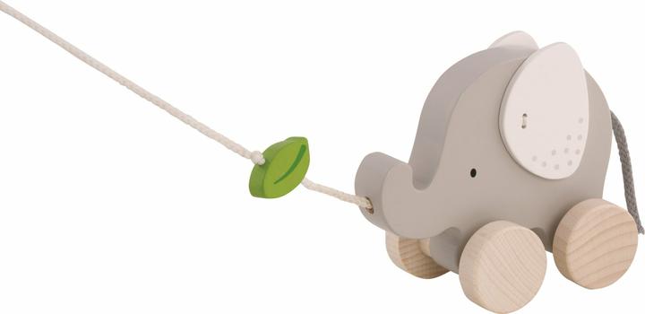 Actual product image Goki Pulling animal elephant with leaf