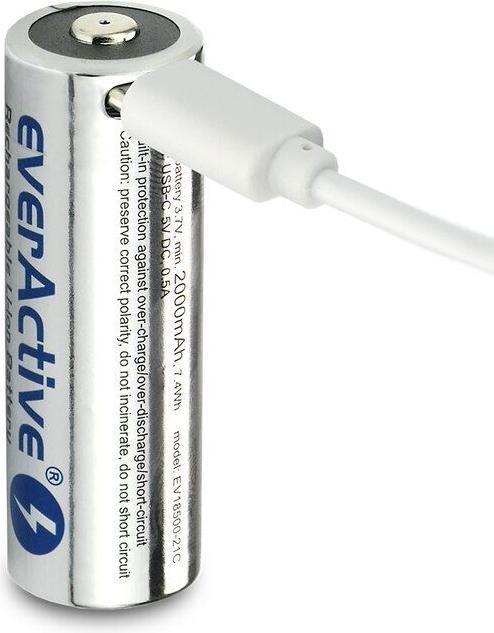 Actual product image Everactive 18500 Li-Ion (1 pcs., 18500, 2100 mAh)