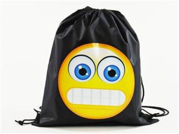 Kögler Emoticon, MOGee Sportbeutel, 39 X 34 cm, Grimmasse