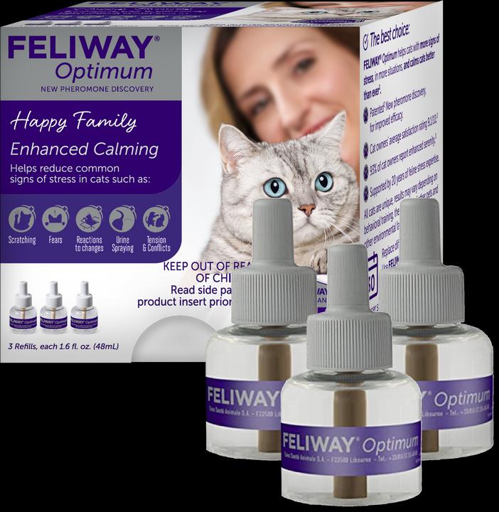 Actual product image Feliway Optimum refill bottle Trio (Cat, 144 ml)
