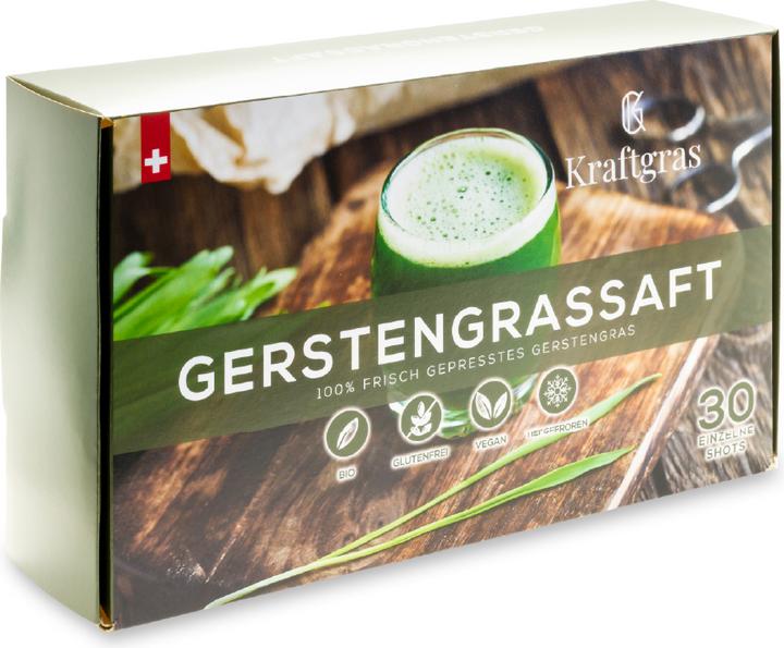 Actual product image Kraftgras Barley grass juice frozen (30 x 2.5 cl)