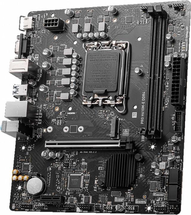 Image du produit MSI PRO H610M-E DDR4 (LGA 1700, Intel H610, mATX)