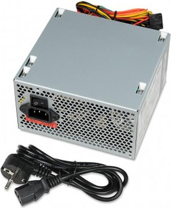 Actual product image iBox CUBE II power supply 500W 12 CM FAN (500 W)