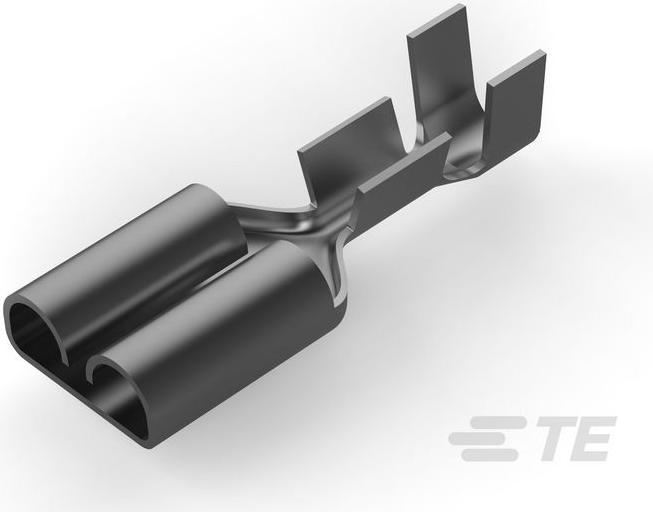 Actual product image TE Connectivity FF 250 REC 22-18AWG TPBR Terminals.250, Packung à 10 Stück