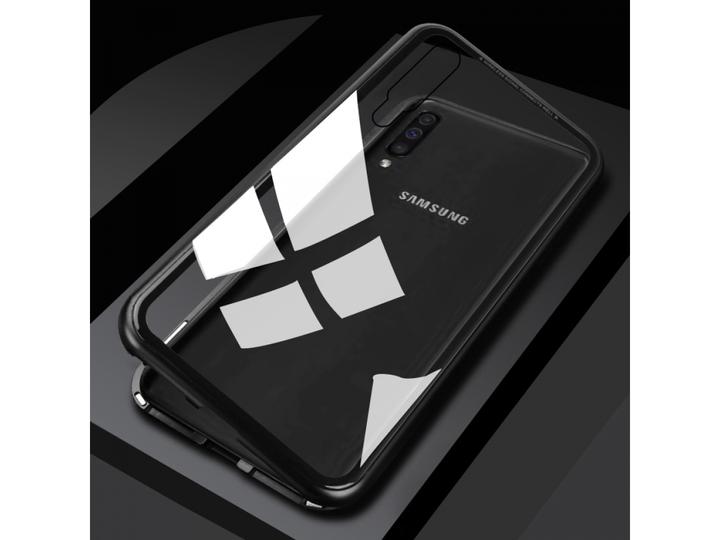 Produktbild G-Case Samsung Galaxy A50 Aluminium Magnetic Glass Backcover Hülle (Samsung Galaxy A50)