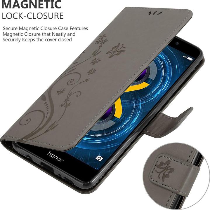 Immagine prodotto Cadorabo Copertina del libro di fiori (Mate 9 Lite, Tassa 6X)