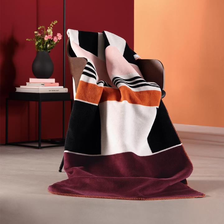 Produktbild Villeroy & Boch Wohndecke MEMPHIS Schwarz/Weiss (150x200 cm)