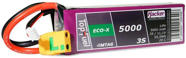 Produktbild Hacker LiPo Pack TF ECO-X 5000mAh 3S MTAG (11.10 V, 5000 mAh)