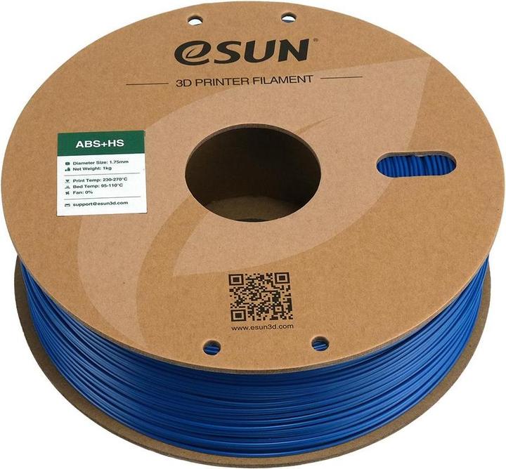 Immagine prodotto eSUN EABS+HS 1,75 mm BLU 1 kg (ABS, 1.75 mm, 1000 g, Blu)