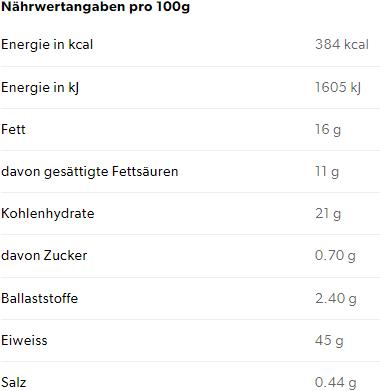 Nährwerte und Zutaten Layenberger High Proteinriegel (Kokos, Mandel, 18 Stk., 630 g)