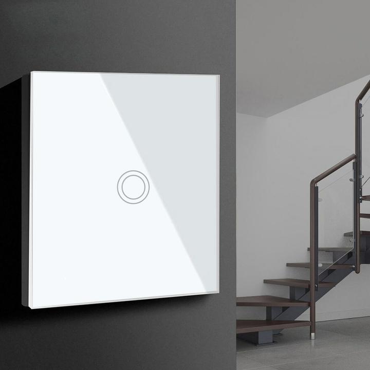 Actual product image Maclean Touch Changeover Switch Light Switch Cross Switch Wall Switch Stair Switch with Colour Change LED H