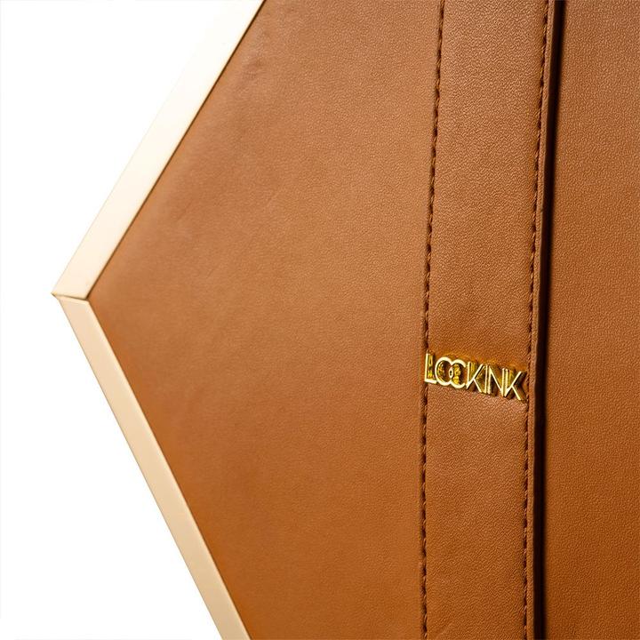 Actual product image Lockink Mysterious Square Kink Bag - brown