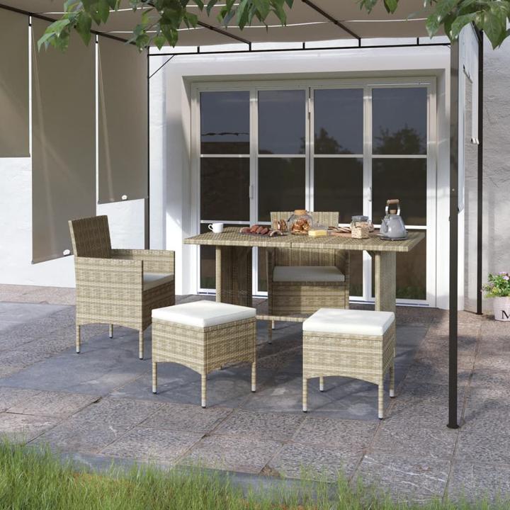 Produktbild VidaXL Gartenstuhl und Hocker