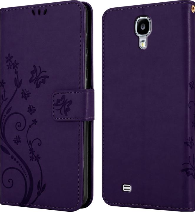 Actual product image Cadorabo Flower Book Case for Samsung Galaxy S4 (Samsung Galaxy S4)