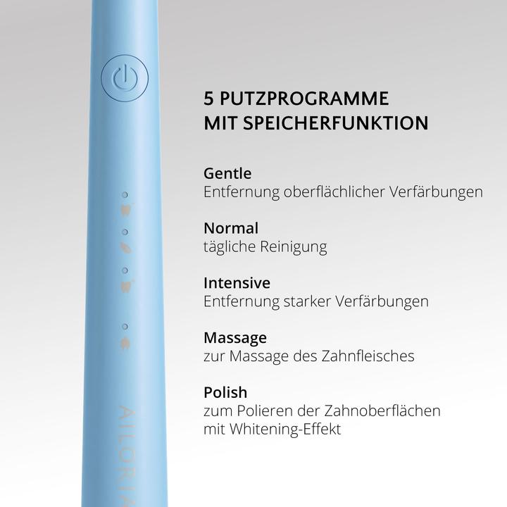 Produktbild Ailoria Schallzahnbürste Pro Smile Blau (Schallzahnbürste)