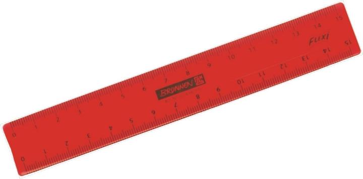 Produktbild Lineal 15,0 cm, rot, gelb, grün oder blau (150 mm)