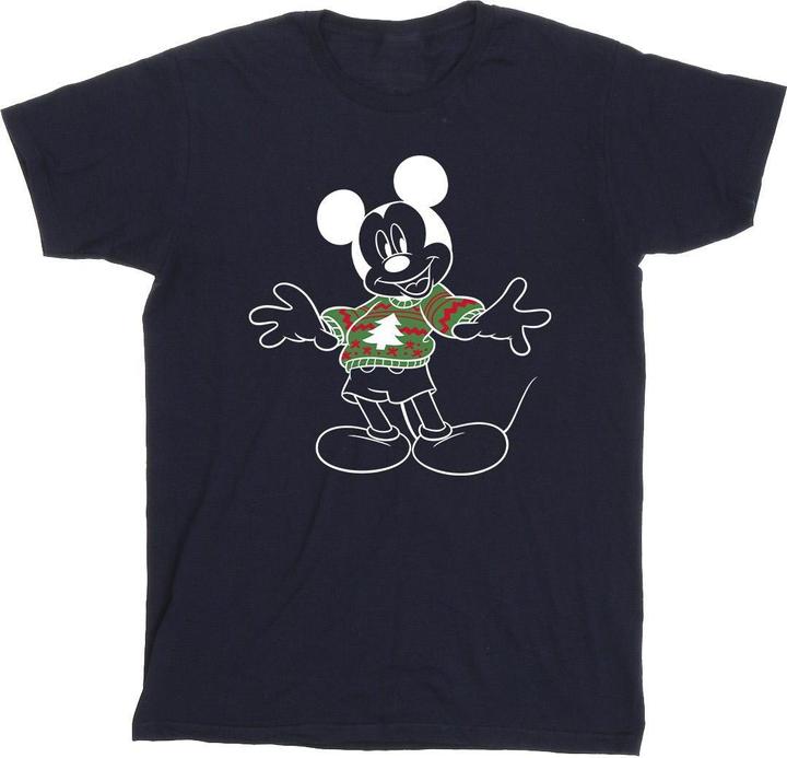 Immagine prodotto Disney Mickey Mouse Xmas Jumper Maglietta Ragazze (152, 158)