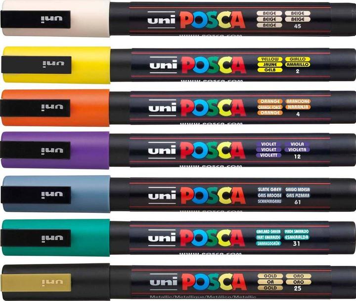 Produktbild Posca Marker PC-3M Rundspitze (Blau, 1.30 mm, 1 x)