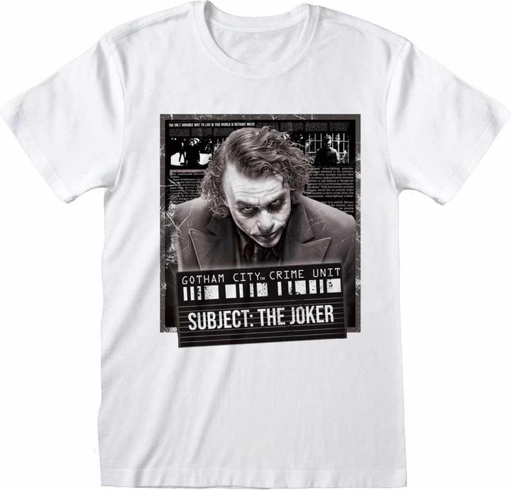 Immagine prodotto Universal Textiles Maglietta Joker Foto Segnaletica Adulto Unisex (M)