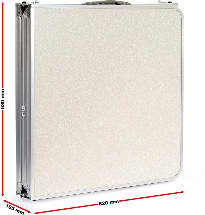Immagine prodotto Wiltec Tavolo pieghevole da campeggio Toboli 180x60x70cm tavolo pieghevole da campeggio regolabile in