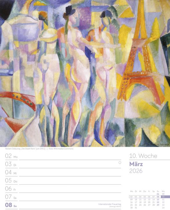 Produktbild Kunstwelt - Impressionismus und Klassische Moderne - Wochenplaner Kalender 2026 (25 x 33 cm, Harter Einband, Deutsch)