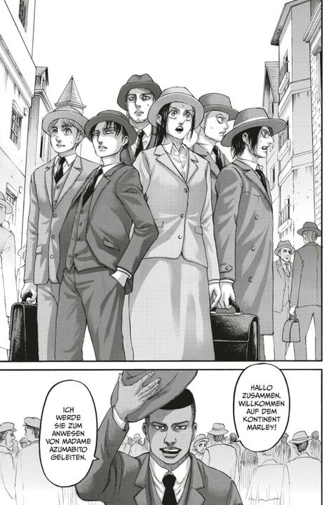 Actual product image Attack on Titan, Bände 31-34 im Sammelschuber mit Extra (German, Hajime Isayama, 2022)