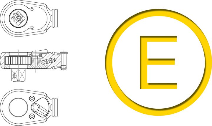 Produktbild HAZET Ersatzteil Satz Schalthebel 916SP/6 (1/2")