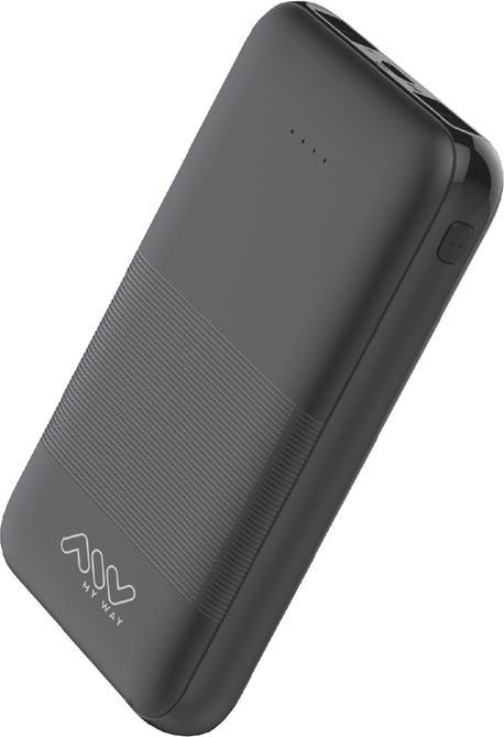 My Way MYWAY POWERBANK 2 USB 5000mAh NOIR (5000 mAh, 10.50 W, 10000 Wh)