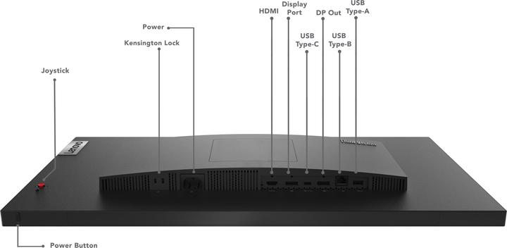 Actual product image Lenovo ThinkVision T27h-30 (2560 x 1440 pixels, 27")
