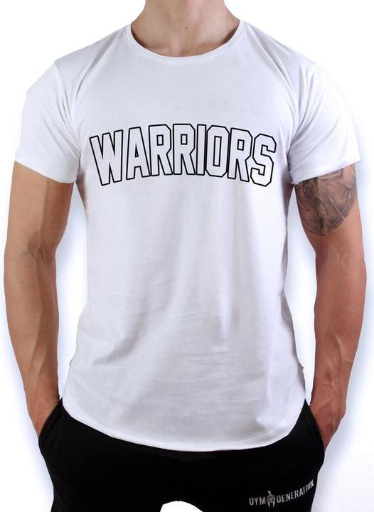 Gym Generation Warriors College T-Shirt Weiss (S, M)