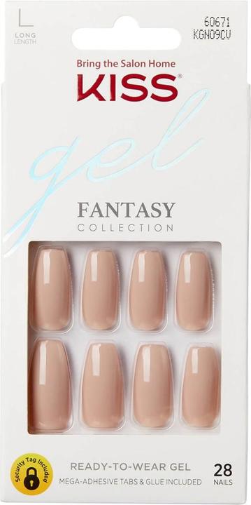 KISS Nails - Gel Fantasy Nails Ab Fab (Kunstnägel, Braun)