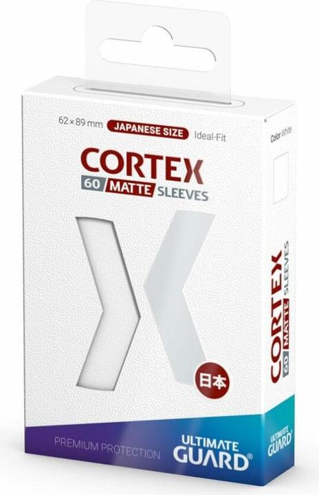 Ultimate Guard 60 pochette Cortex Sleeves formato giapponese Blanc Mat