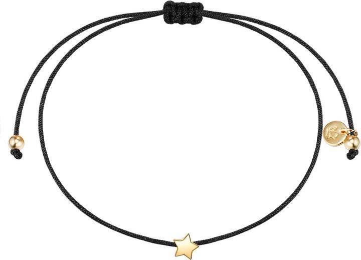Actual product image Glanzstücke München Ladies star sterling silver yellow gold 15.0 - 22.0 cm, flexible adjustable - 10044 (22 cm, Sterling Silver)