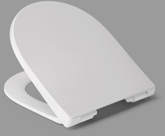 Produktbild Hamberger Sanitary WCSitz Lopata Softclose Pre. weiss mit Edelstahl-Steckscharnier C0102G