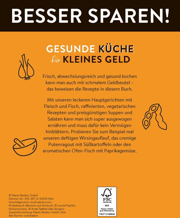 Produktbild Gesunde Küche für kleines Geld • Besser Sparen! (Deutsch, 2023)